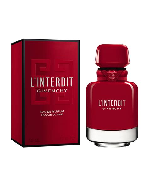 givenchy red bottle|Givenchy l interdit rouge ultimate.